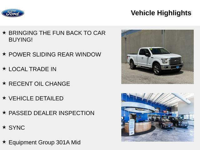 used 2015 Ford F-150 car, priced at $19,275