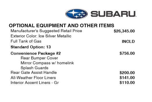 used 2024 Subaru Crosstrek car, priced at $26,000