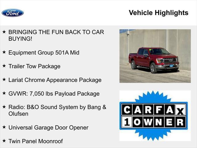 used 2021 Ford F-150 car, priced at $41,664