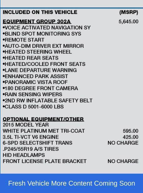 used 2015 Ford Edge car, priced at $12,874