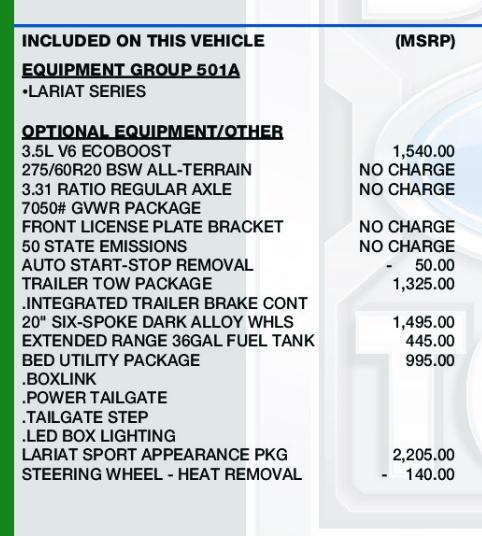 used 2023 Ford F-150 car, priced at $46,619