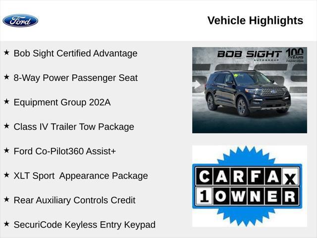 used 2022 Ford Explorer car, priced at $30,874