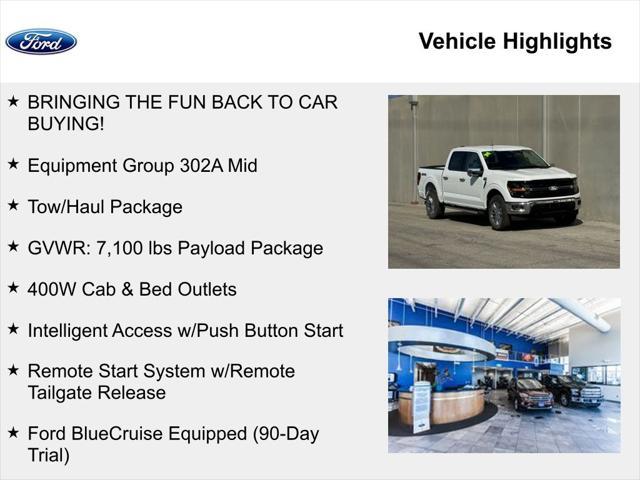 new 2024 Ford F-150 car, priced at $52,700