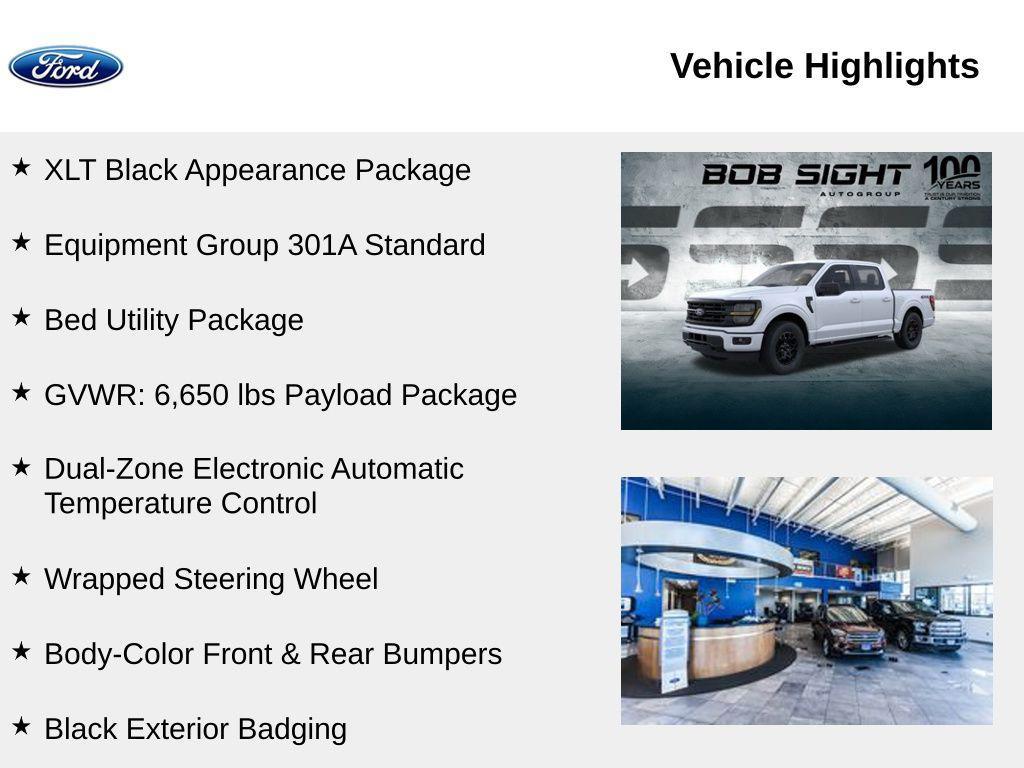 new 2025 Ford F-150 car, priced at $50,350