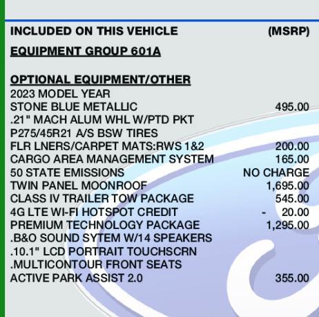 used 2023 Ford Explorer car, priced at $40,649