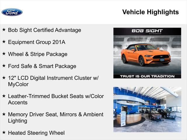 used 2021 Ford Mustang car, priced at $24,480