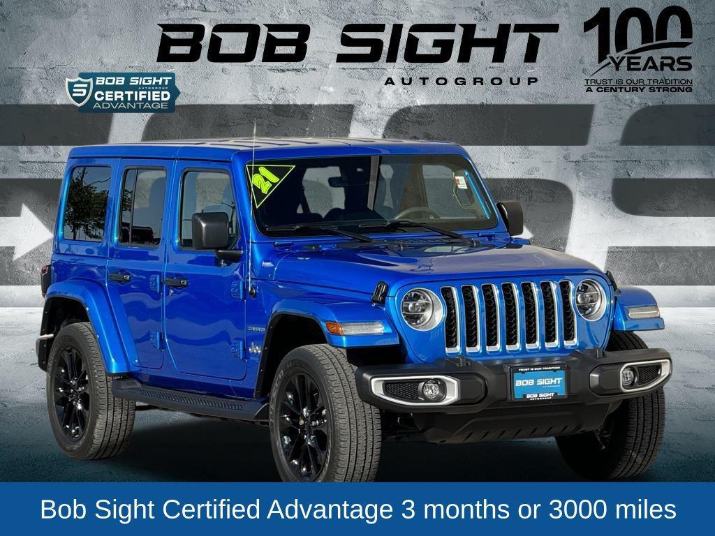 used 2021 Jeep Wrangler Unlimited 4xe car, priced at $30,884