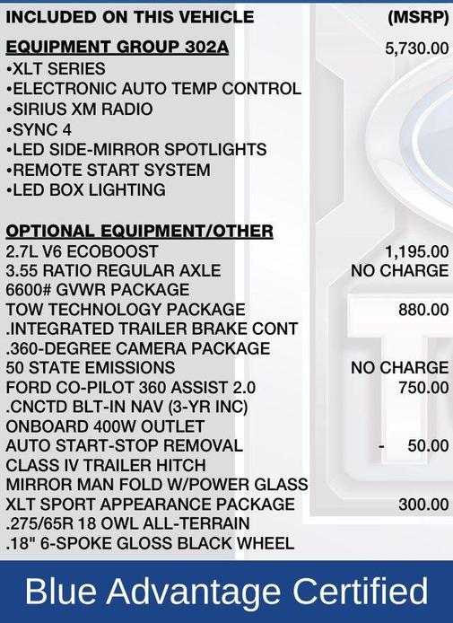 used 2021 Ford F-150 car, priced at $38,365