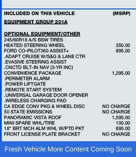 used 2022 Ford Edge car, priced at $26,644