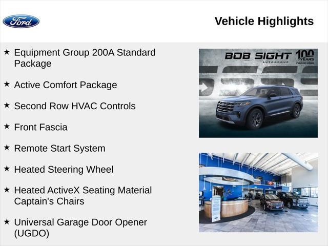 new 2025 Ford Explorer car, priced at $49,535