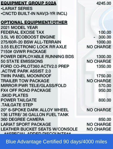 used 2021 Ford F-150 car, priced at $38,050
