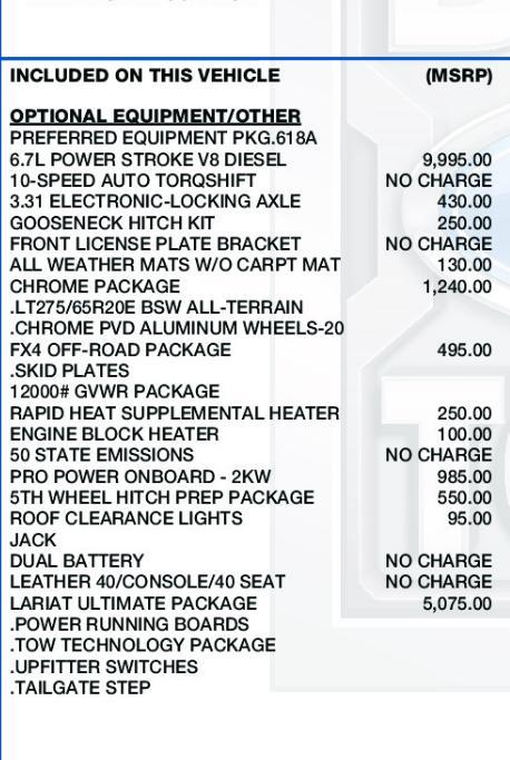 used 2023 Ford F-350 car, priced at $75,268