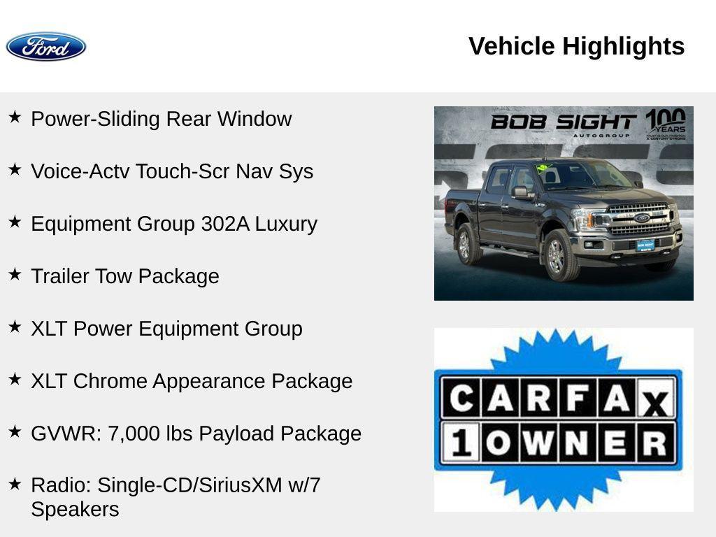 used 2018 Ford F-150 car, priced at $17,550