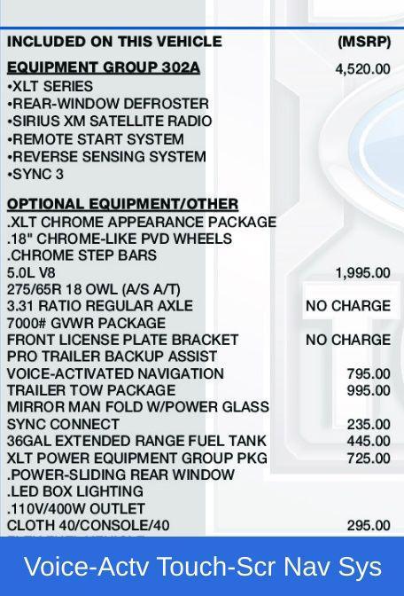 used 2018 Ford F-150 car, priced at $17,550