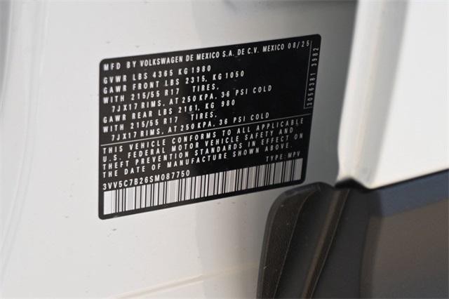 new 2025 Volkswagen Taos car, priced at $26,352