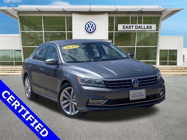 used 2018 Volkswagen Passat car, priced at $18,988