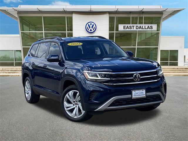 used 2022 Volkswagen Atlas car, priced at $30,498