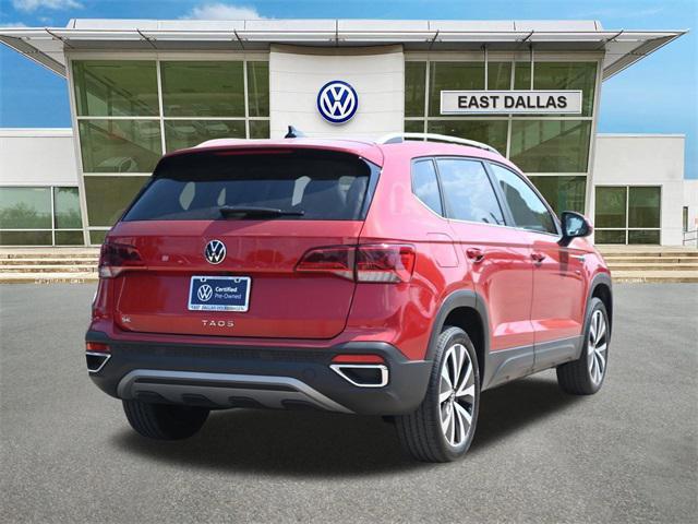 used 2024 Volkswagen Taos car, priced at $24,434