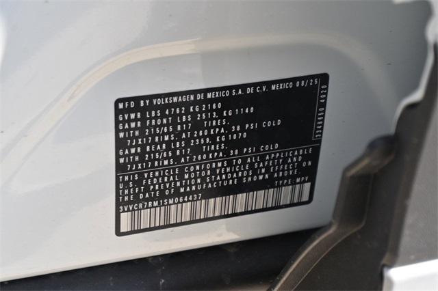 new 2025 Volkswagen Tiguan car, priced at $30,820