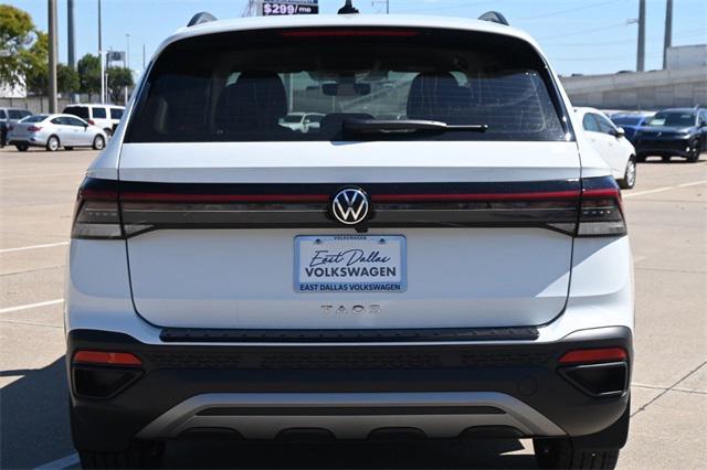 new 2025 Volkswagen Taos car, priced at $26,352