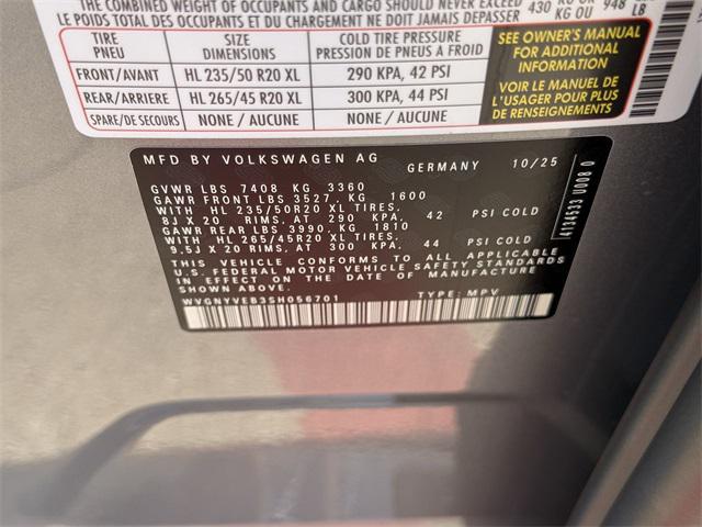 new 2025 Volkswagen ID. Buzz car, priced at $73,589