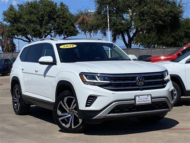 used 2021 Volkswagen Atlas car, priced at $36,998