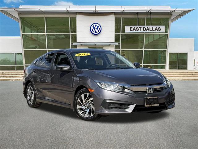 used 2018 Honda Civic car, priced at $17,498