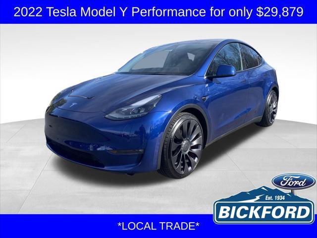 used 2022 Tesla Model Y car, priced at $29,879
