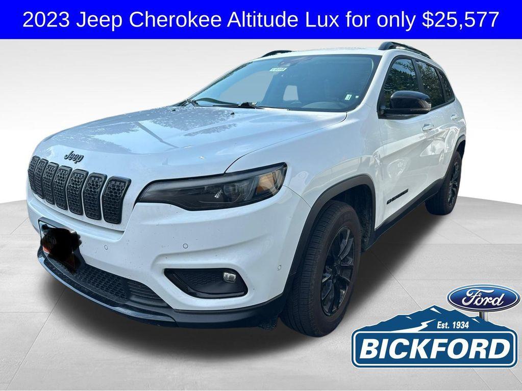 used 2023 Jeep Cherokee car, priced at $25,577