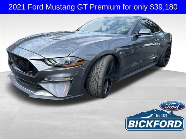 used 2021 Ford Mustang car, priced at $39,180