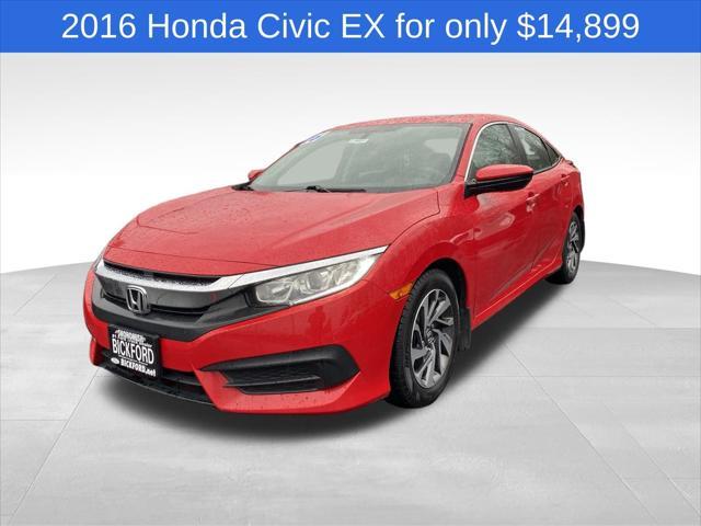 used 2016 Honda Civic car, priced at $14,899