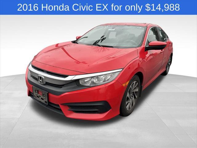 used 2016 Honda Civic car, priced at $14,988