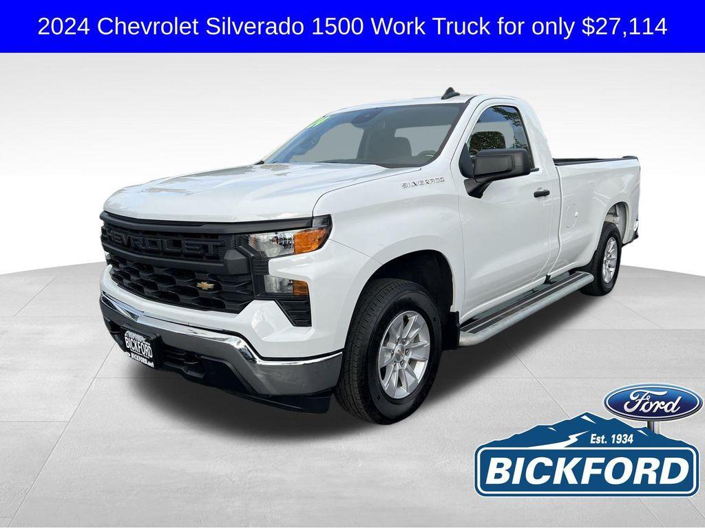 used 2024 Chevrolet Silverado 1500 car, priced at $27,114