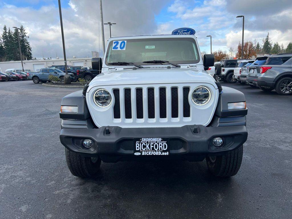 used 2020 Jeep Wrangler Unlimited car, priced at $26,973