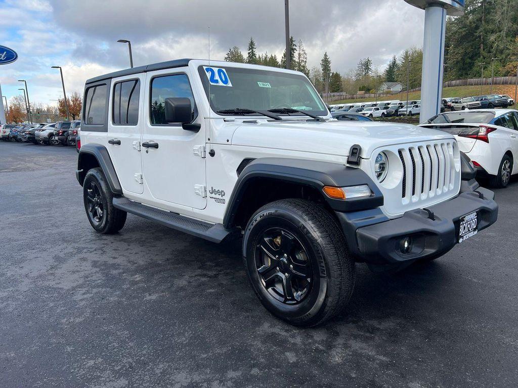 used 2020 Jeep Wrangler Unlimited car, priced at $26,973