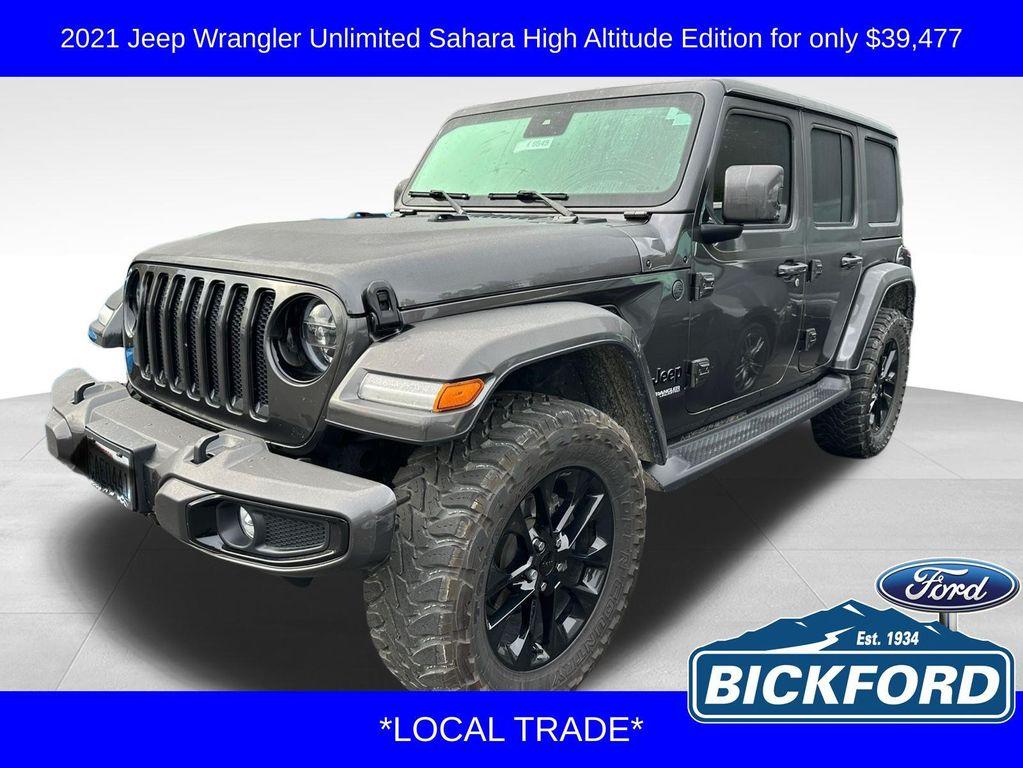 used 2021 Jeep Wrangler Unlimited car, priced at $39,477