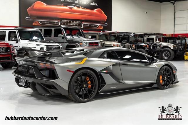 used 2020 Lamborghini Aventador SVJ car, priced at $725,000