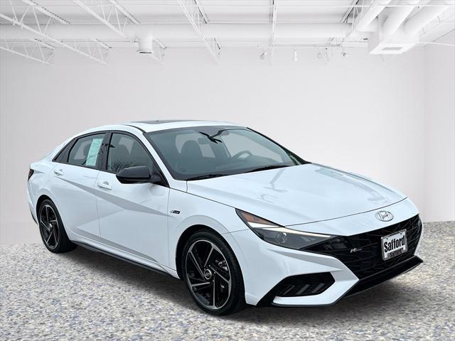 used 2022 Hyundai Elantra car, priced at $19,500