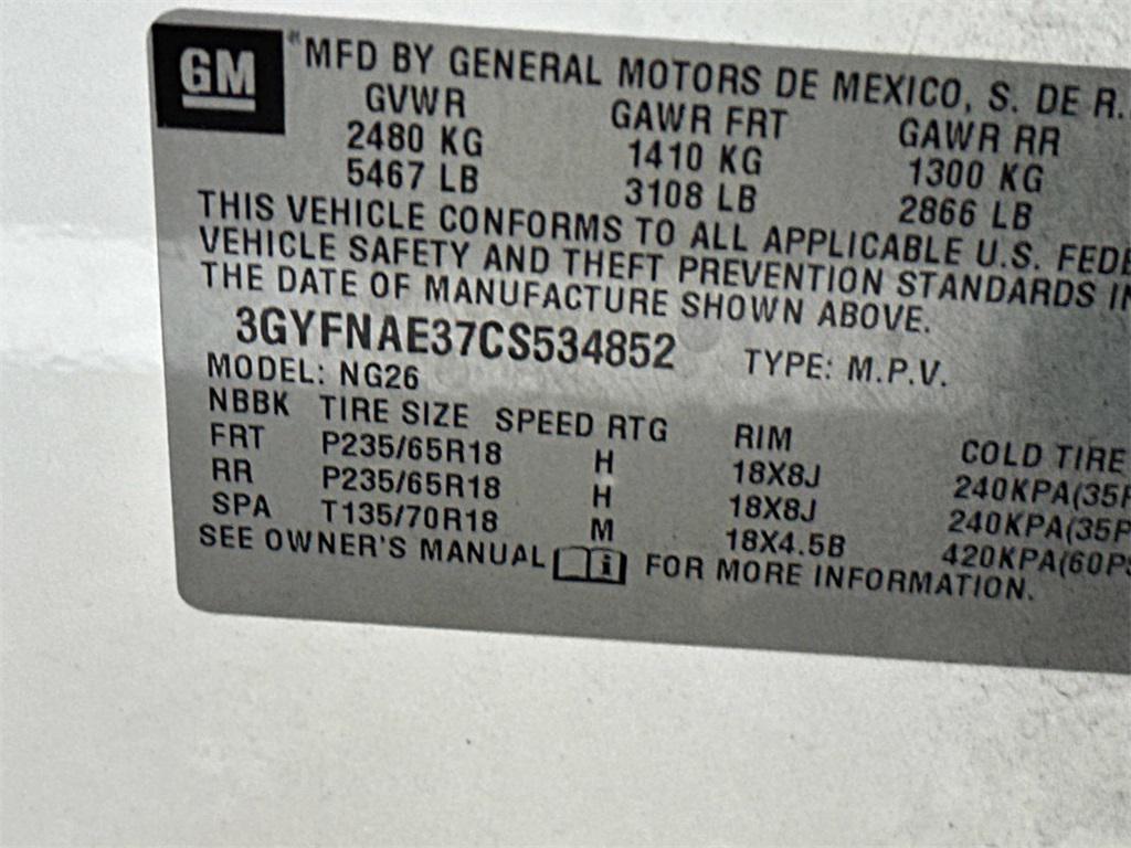 used 2012 Cadillac SRX car, priced at $8,500