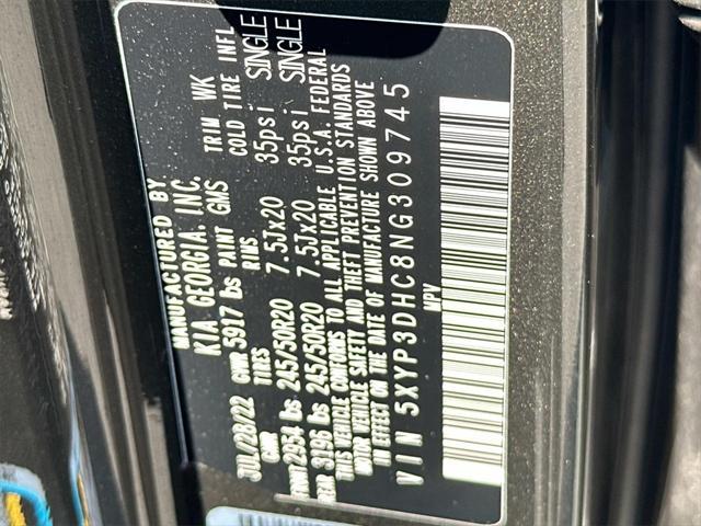 used 2022 Kia Telluride car, priced at $32,500