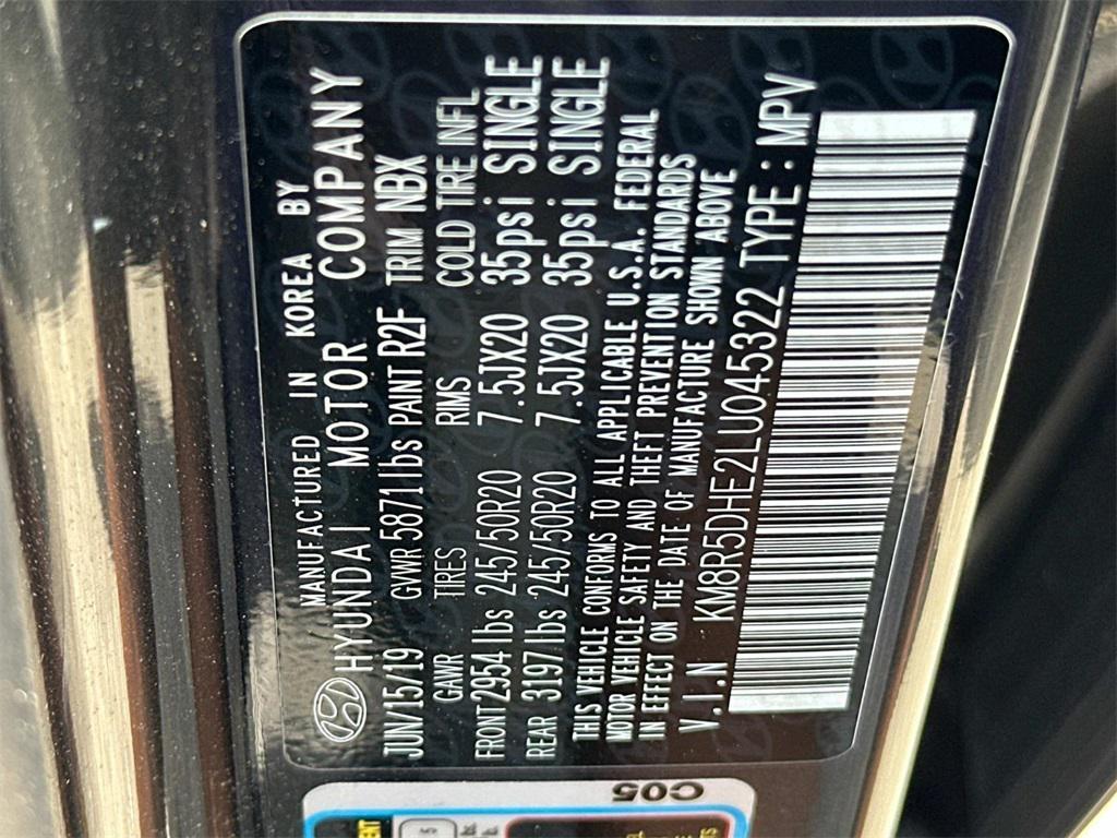 used 2020 Hyundai Palisade car, priced at $27,750