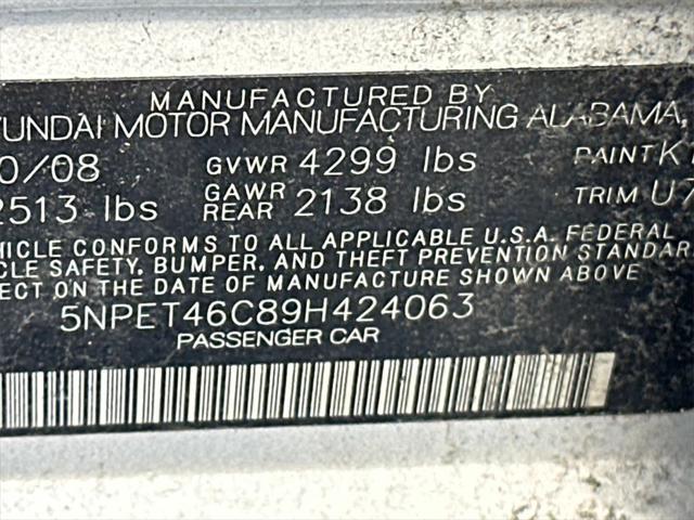 used 2009 Hyundai Sonata car, priced at $6,000