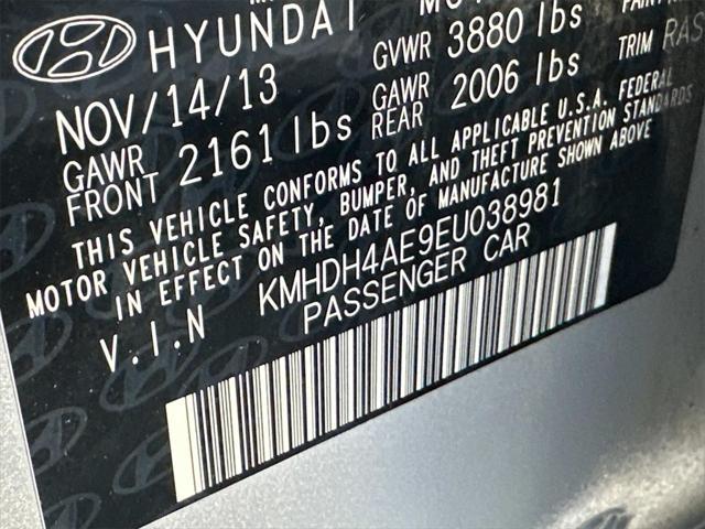 used 2014 Hyundai Elantra car, priced at $9,500