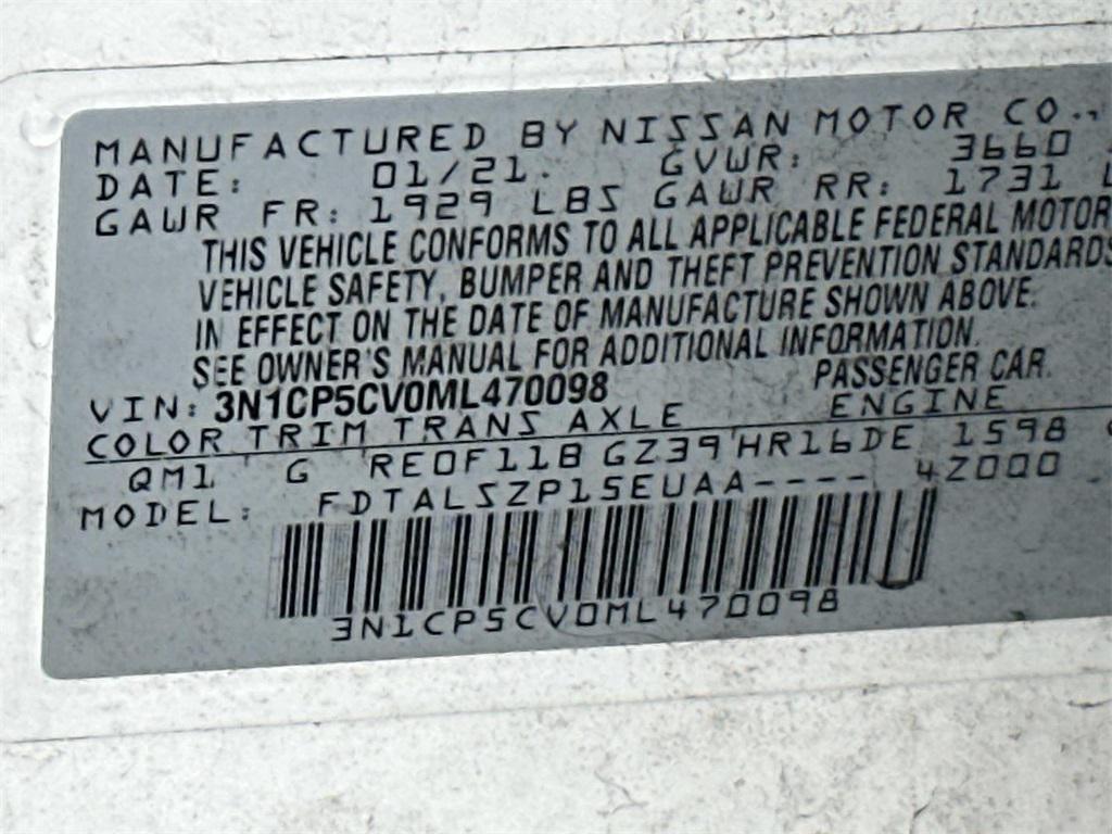 used 2021 Nissan Kicks car, priced at $13,000