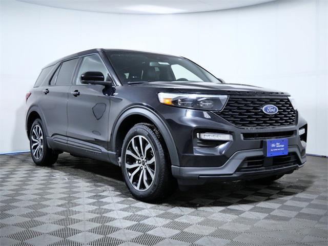 used 2022 Ford Explorer car, priced at $34,999