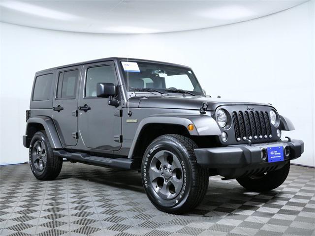 used 2017 Jeep Wrangler Unlimited car, priced at $20,999
