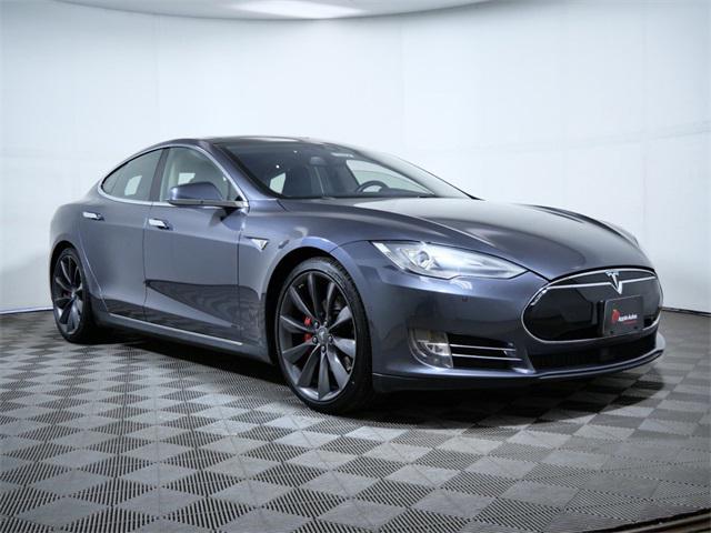 used 2014 Tesla Model S car, priced at $18,999