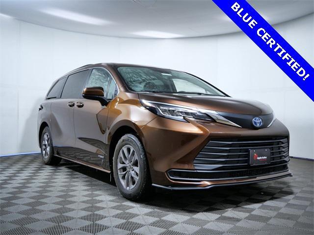 used 2021 Toyota Sienna car, priced at $37,499