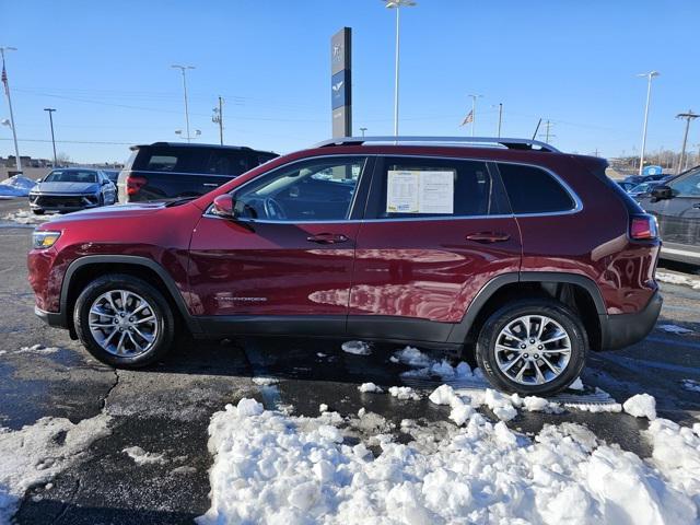 used 2021 Jeep Cherokee car, priced at $18,998