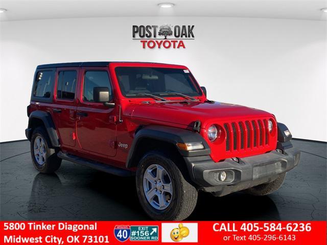 used 2019 Jeep Wrangler Unlimited car, priced at $19,956
